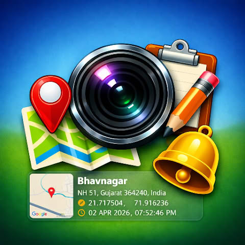 GPS Map Camera Note & Report by Visarg Digital icon.jpg
