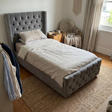 Single ottoman bed from Dream Home Store with winged frame