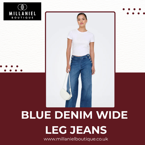 Blue Denim Wide Leg Jeans by Millaniel Boutique.png