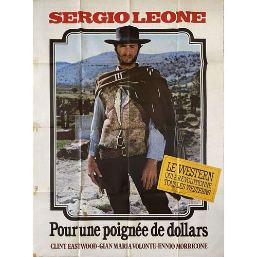 pour une poignee de dollars affiche de cinema 120x160 cm 1964 r1980 clint eastwood sergio leone.jpg