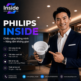 iDL29 den led downlight am tran chieu diem philips inside idl29 cri90 ip44 8w 10w 12w