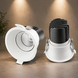 iDL29 den led downlight am tran chieu diem philips inside idl29 cri90 ip44 8w 10w 12w (1)