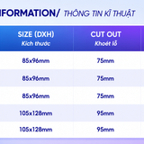 1 iDL28 den led downlight am tran chieu diem philips inside idl28 cri90 ip44 8w 10w 12w 14w 20w thon