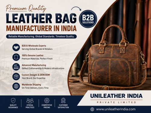 How a Leather Bag Manufacturer India B2B Supports Private Label Brands.jpg