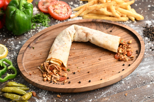 Chicken Tantuni in Turkish Lavash wrap.jpg