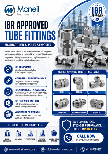 IBR Approved Tube Fittings Manufacturer, Supplier & Exporter in India- Mcneil Instrument.png