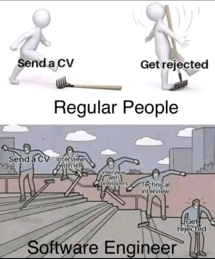 程序员 reaction:SendaCVInterview
