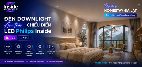 iDL22 den led downlight am tran chieu diem philips inside idl22 cri90 ip44 8w 10w 12w ung dung homes.png