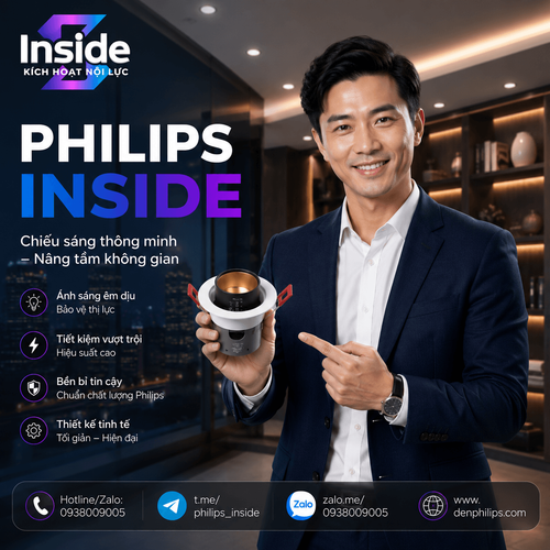 iDL22 den led downlight am tran chieu diem philips inside idl22 cri90 ip44 8w 10w 12w.png