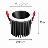 iDL24 den led downlight am tran chieu diem philips inside idl24 cri90 ip44 6w 8w 10w 12w (3)