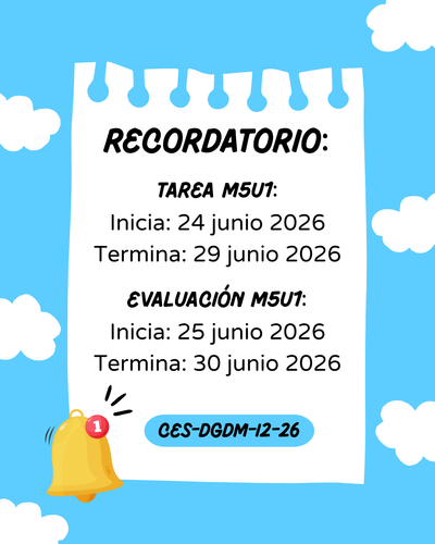 M5U1 Recordatorio Tarea y examen.png