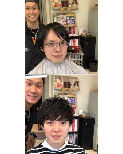 Japanese hairdresser rejuvenate their clients with just one haircut and enchants thousands of people.jpg
