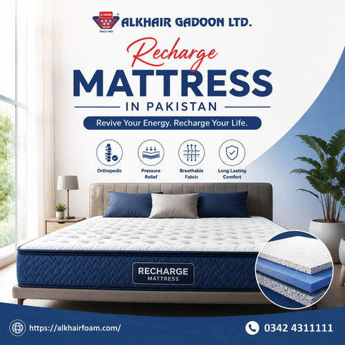 Recharge Mattress in Pakistan | Premium Sleep Solutions by Alkhair Foam.png