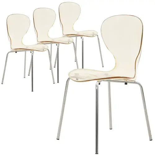 LeisureMod Oyster Transparent Stackable Dining Chair (Set of 4).webp