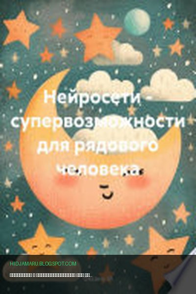 Обложка книги «Нейросети – супервозможности для рядового человека» - Оксана М