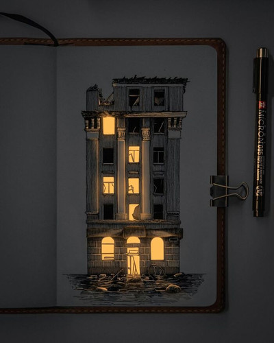 When Cities Glow Nikita Busyak Turns Simple Sketches Into Luminous Dreams 6821d98906c29 700.jpg
