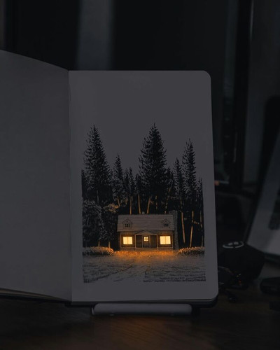 When Cities Glow Nikita Busyak Turns Simple Sketches Into Luminous Dreams 6821da55e26ed 700.jpg