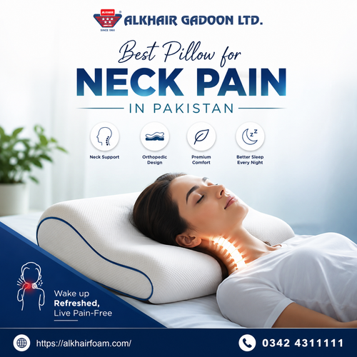 Best Pillow for Neck Pain in Pakistan | Alkhair Foam.png