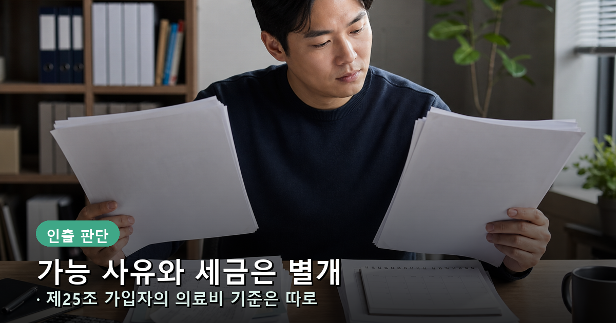 가입 유형별 IRP 중도인출 요건과 세법상 낮은 과세 요건을 구분하는 비교 이미지