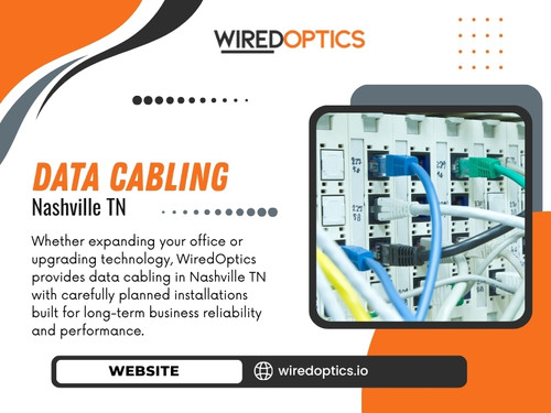 A successful installation begins long before cables enter the walls. Professional contractors usually perform a detailed site evaluation before recommending equipment or cable routes. Businesses investing in Data cabling Nashville TN benefit from contractors who understand the importance of preparation rather than rushing directly into installation.

Wired Optics
Address: 107 Platform Wy, Nashville, TN 37203
Phone: (615) 246-6616

Google Map: https://maps.app.goo.gl/sy9uaECL4pXR86Lw6

Read Our Blogs:
https://wiredopticsio.wordpress.com
https://wiredopticsio.medium.com
https://wiredoptics.weebly.com

More Links:
https://beacons.ai/wiredoptics
https://vimeo.com/wiredoptics
https://www.behance.net/wiredoptics