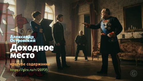 Читать краткий пересказ книги «Доходное место» (автор: Александр Островский). Александр Островский: .jpg