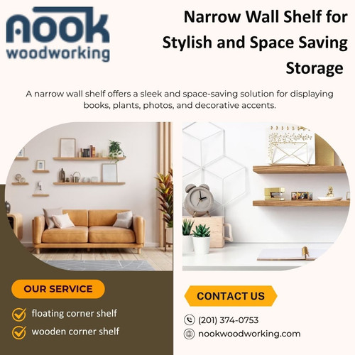 Narrow Wall Shelf for Stylish and Space Saving Storage.jpg