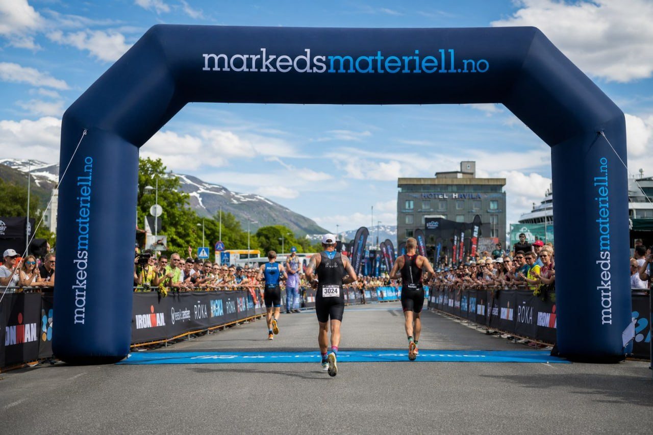 IRONMAN Tromsø finish og arrangementssuksess