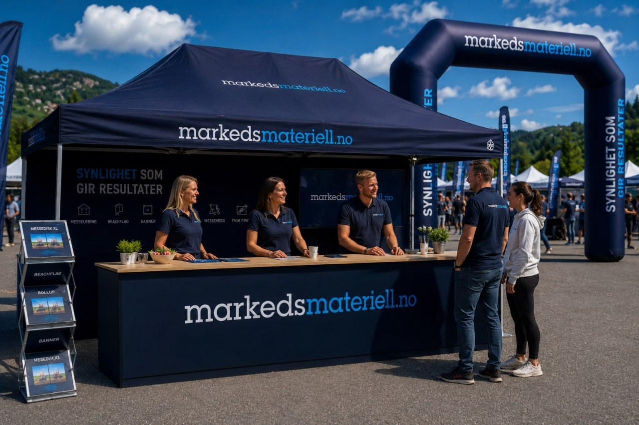 Markedsmateriell-teamet hjelper med markedsmateriell