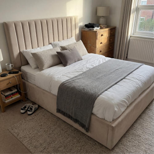 This Beige Ottoman Bed fits perfectly with my room's aesthetic.png