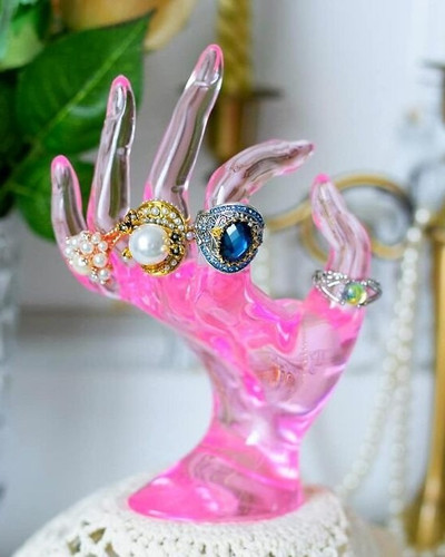 6787ab7985e77 homegoal ring holder pink room decor hand jewelry display holder danish pastel room de.jpg