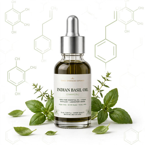 Basil Essential Oil Manufacturer Premium Indian Basil Essential Oil for Global B2B Buyers.jpg