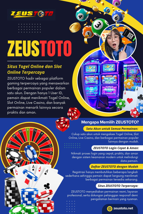Memahami proses daftar zeustoto, mengenali cara melakukan zeustoto login dengan aman, serta memilih situs toto online terpercaya akan membantu menciptakan pengalaman yang lebih nyaman dan minim risiko.

Baca Blog Kami:
https://zeustotologin.wixsite.com/zeustoto/
https://zeustoto.mystrikingly.com/
https://blogfreely.net/zeustoto/

Tautan Lainnya:
https://peatix.com/user/29918146/view
https://issuu.com/zeustotologin
https://disqus.com/by/zeustotologin/about/