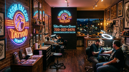 Top Tattoo Places in  Denver | Neon Falcon Tattoo Studio.png