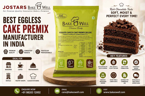 Best Eggless Cake Premix Manufacturer in India Jostars Bake O' Well.jpg