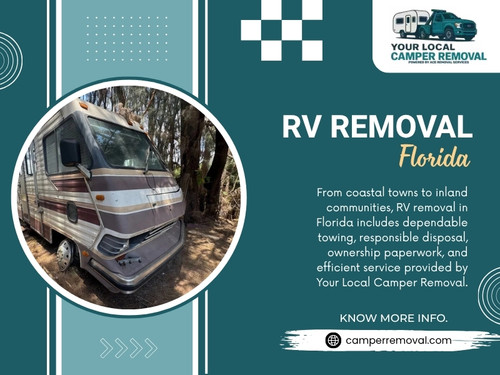 Choosing RV Removal Florida can help property owners solve common challenges such as lost space, ongoing maintenance, and declining property appearance. Removing an unused recreational vehicle is often a practical step toward creating a safer and more organized environment.

Phone no: +1(844) 474-2429

Read Our Blogs:
https://camperremoval.tumblr.com/
https://camperremoval.wixsite.com/rvremoval/
https://camperremovalservices.medium.com/

More Links:
https://linktr.ee/camperremovalservices
https://www.buzzfeed.com/camperremoval
https://triberr.com/camperremoval
https://www.flickr.com/people/camperremovalservices/