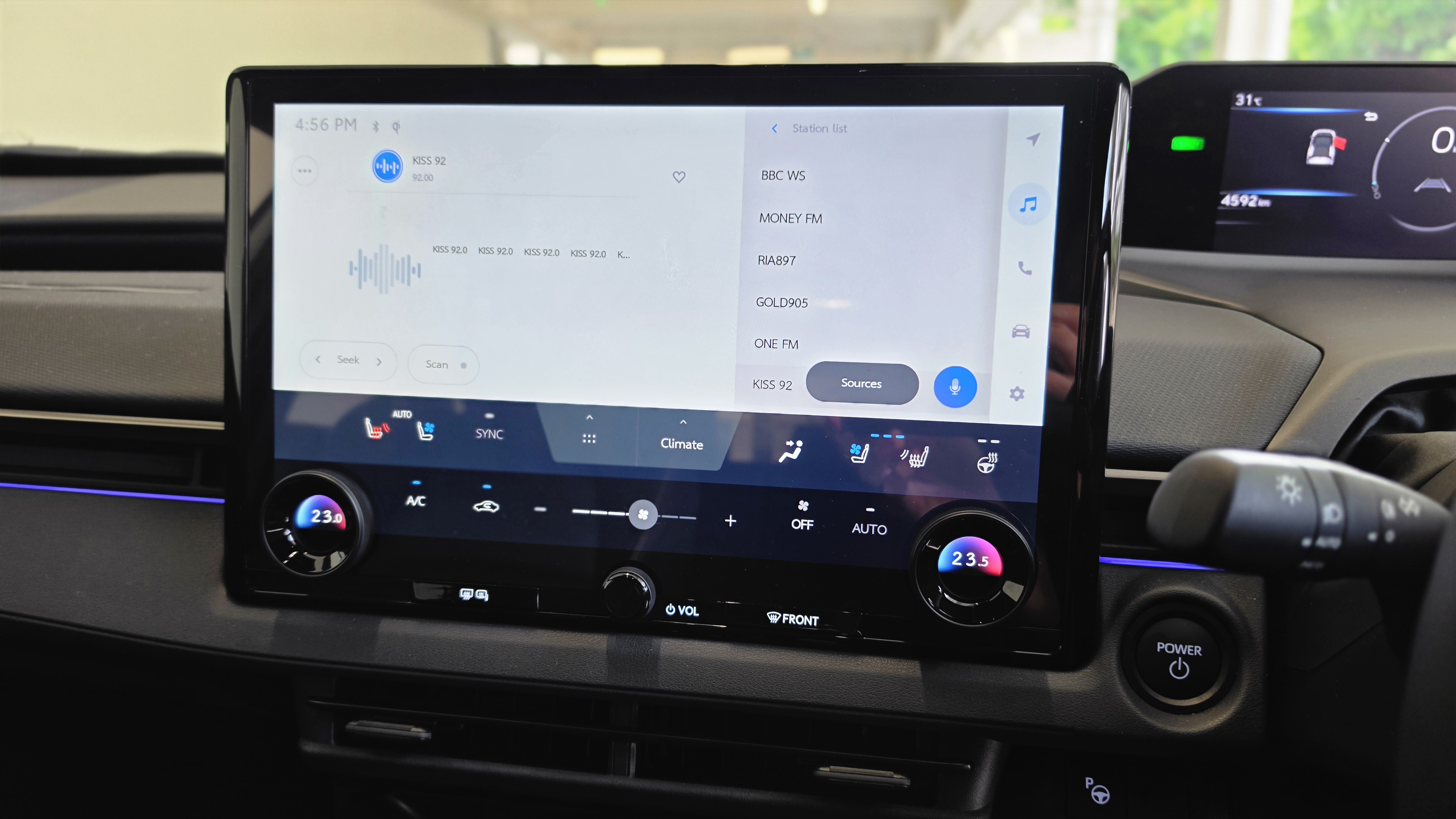 Toyota BZ4X Infotainment Screen
