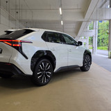 Toyota BZ4X Side to rear view