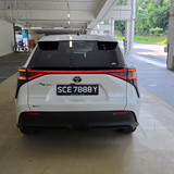 Toyota BZ4X Rear View