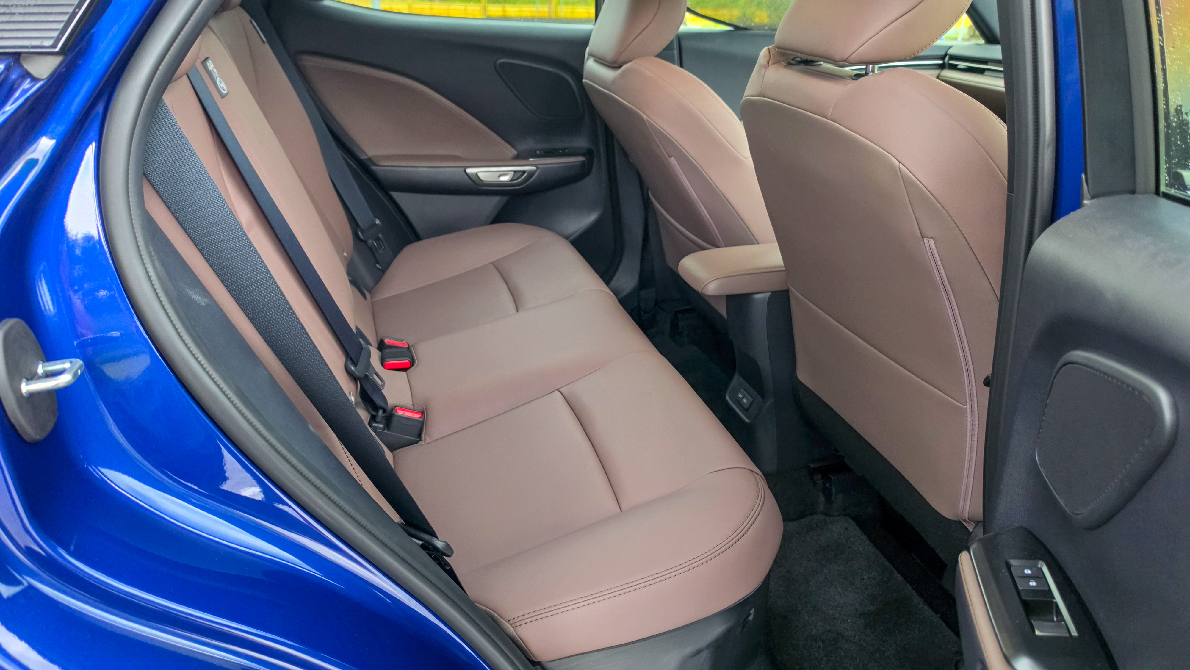Lexus LBX rear seats