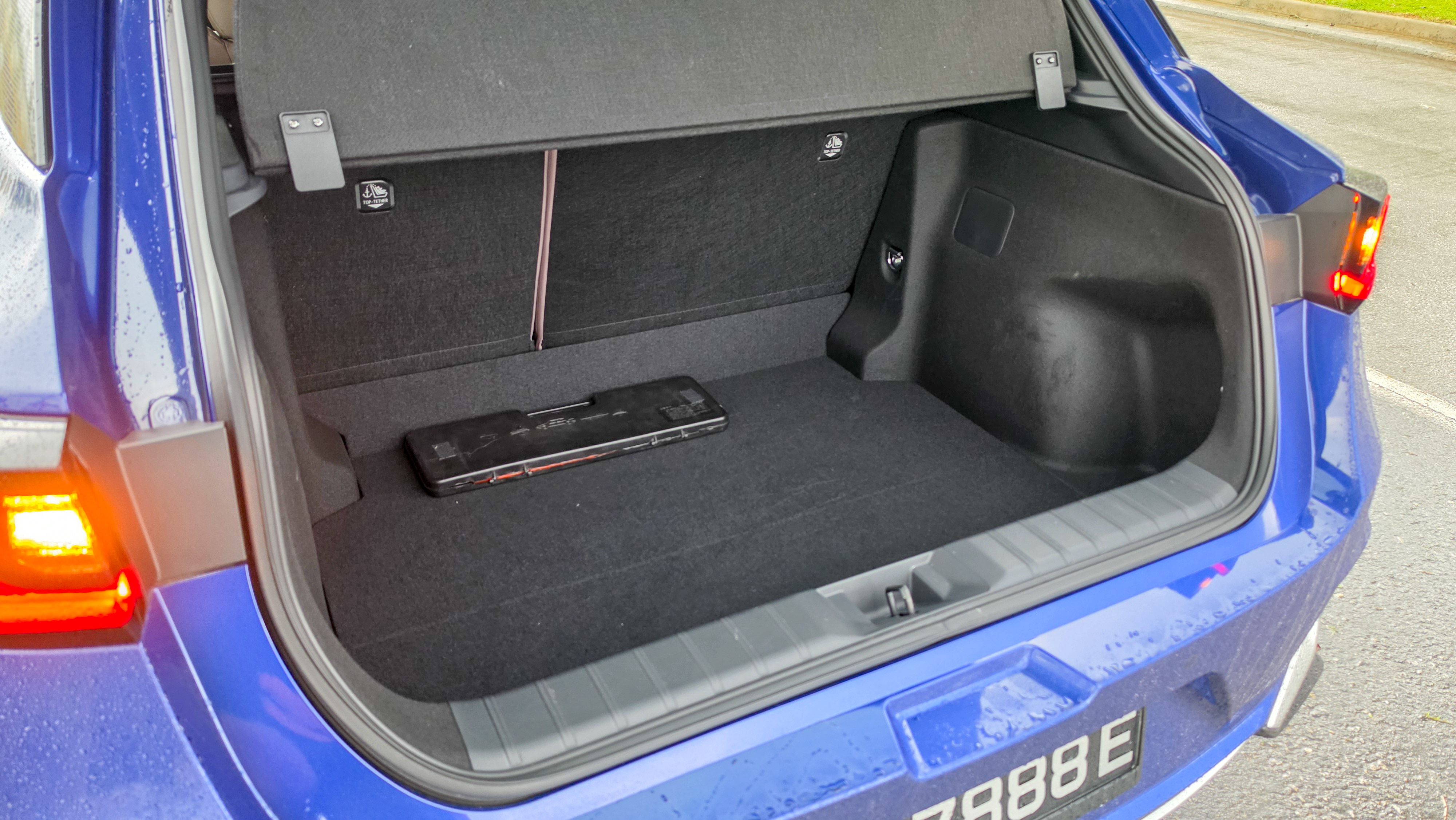 Lexus LBX boot space