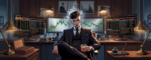 modern executive trader comic illustration.png