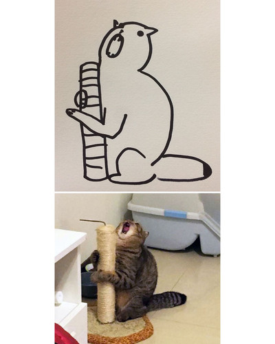 funny poorly drawn cats 20 597062314cdb6 605 bordered.jpg