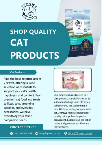 Shop Quality Cat Products & Essentials At 77Paws.jpg