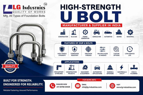 High Strength U Bolt Manufacturer and Supplier in India LG Industries.jpg