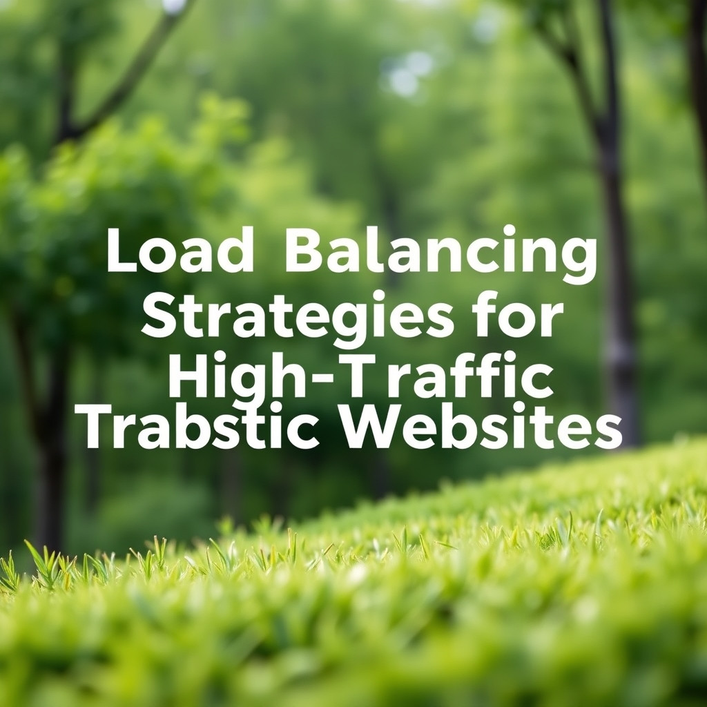 Scaling for Success: Essential Load Balancing Strategies for High-Traffic Websites