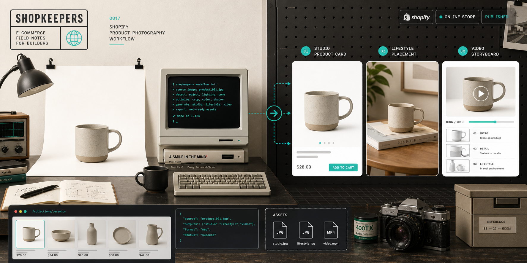Product review checklist and decision tree with Shopify workflow cues