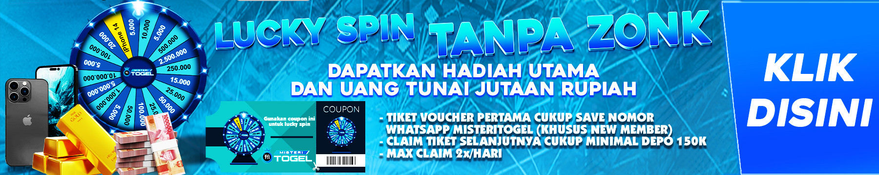 SPESIAL Lucky Spin Khusus Member Loyal - MISTERITOGEL