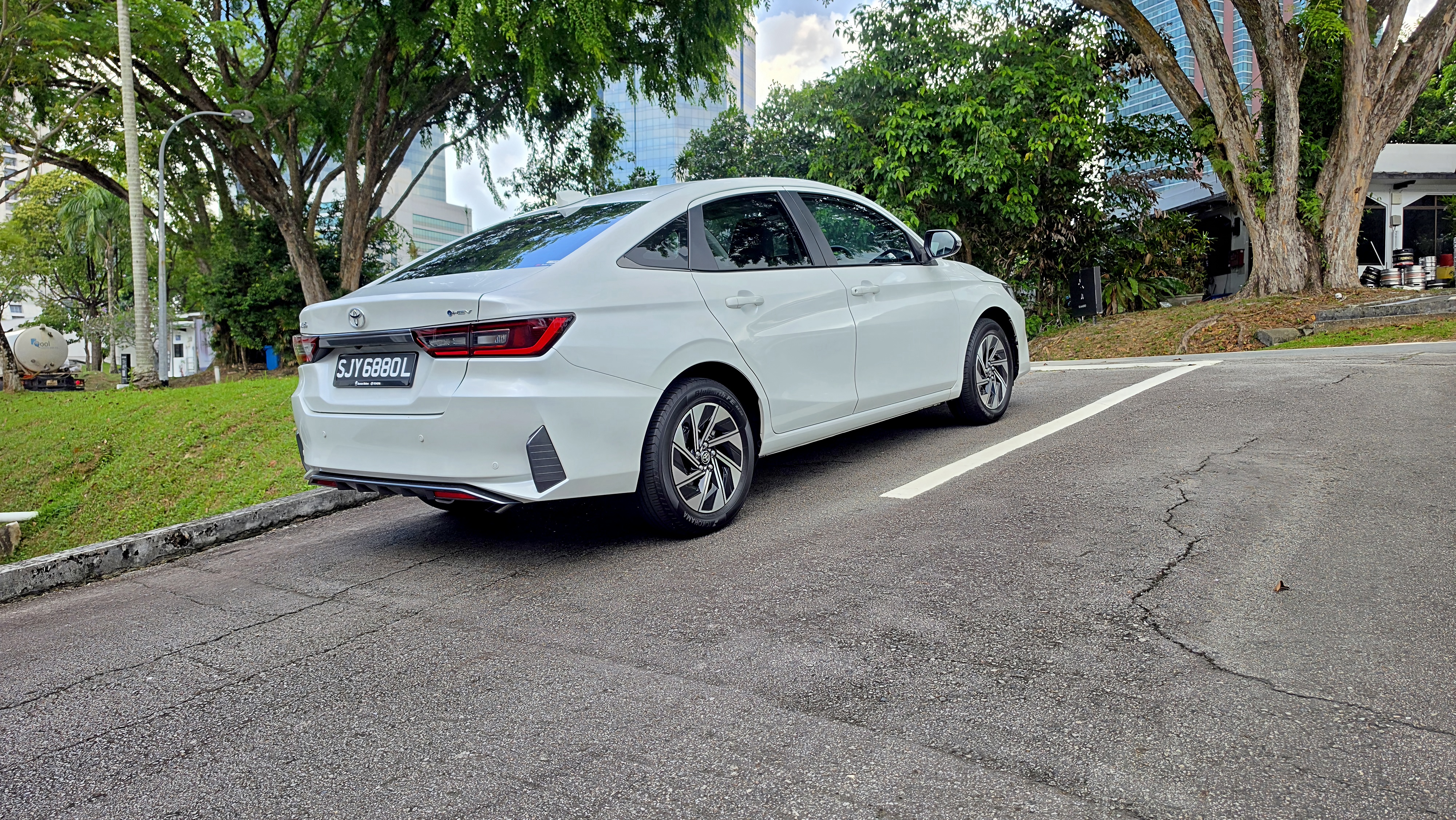 Toyota Vios 2026 Road View Rear
