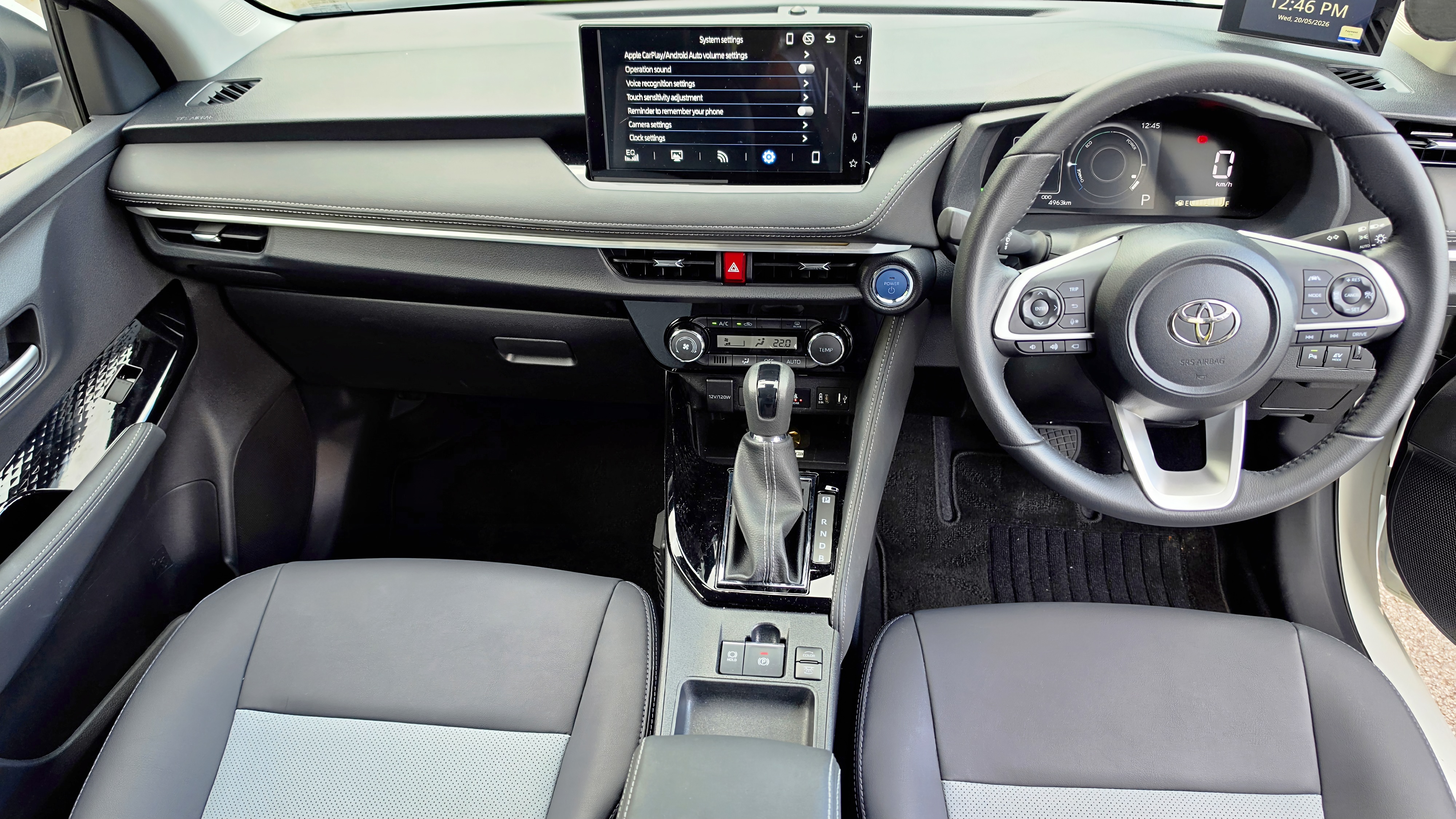 Toyota Vios 2026 Dashboard Overview