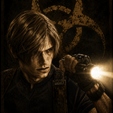 Leon with a Flashlight